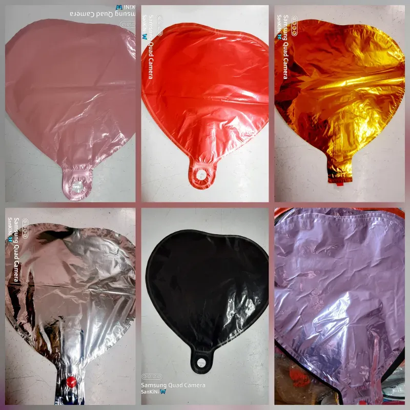 Globos metalizados en forma de corazón 