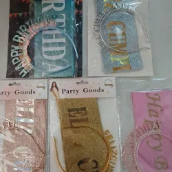Juego de cintillo y banda 
