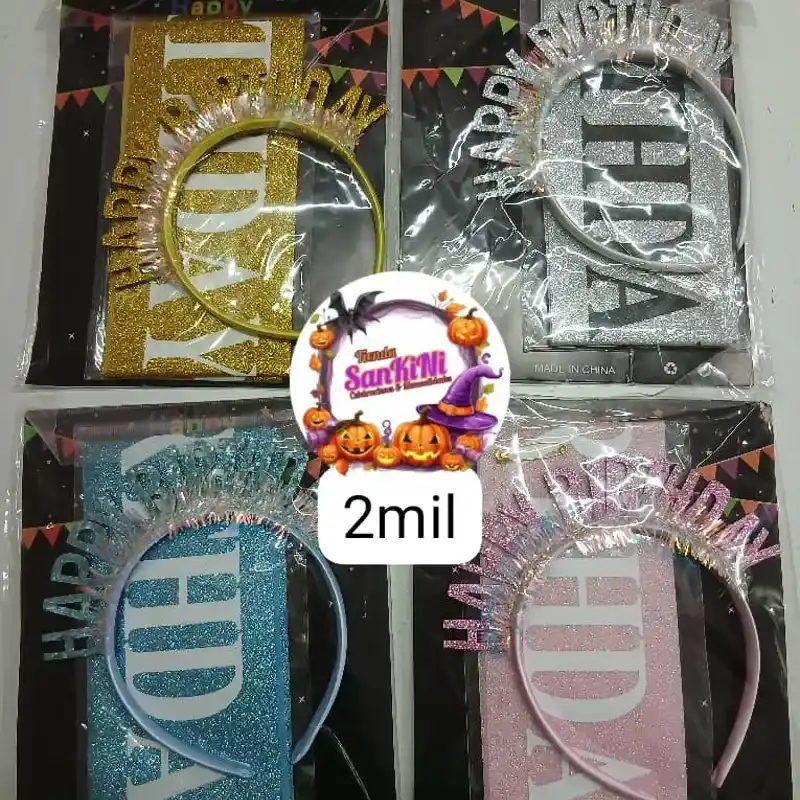 Juego de cintillo y banda 