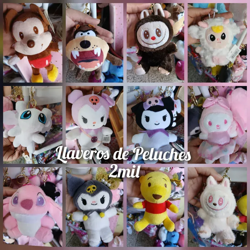 Llaveros de peluche