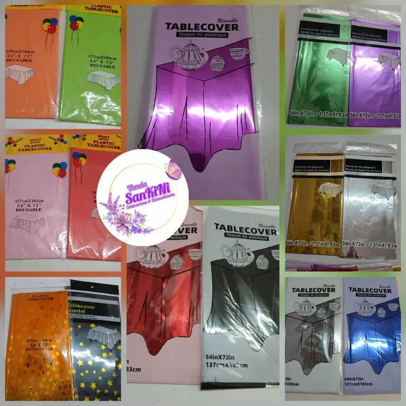 Manteles metalizados 
