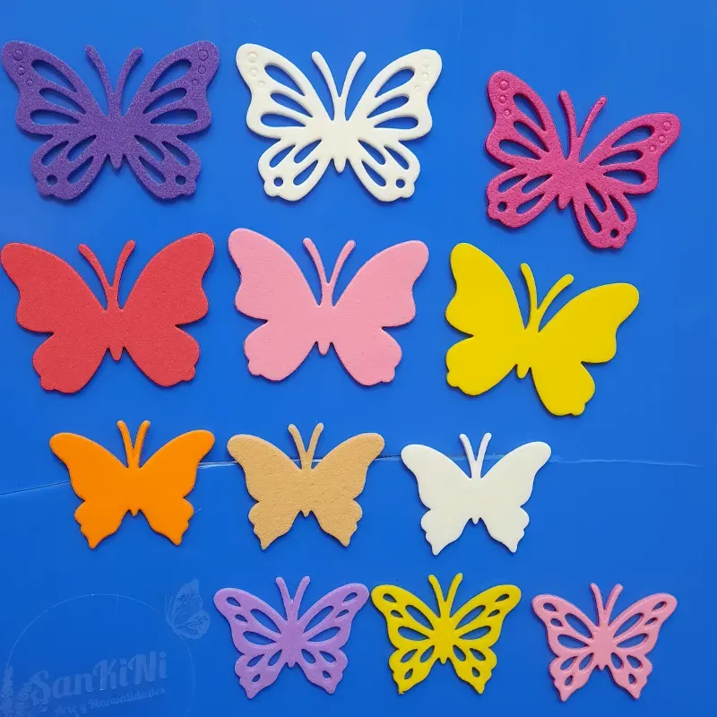 Mariposas lisas