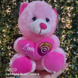 Osito de peluche rosado