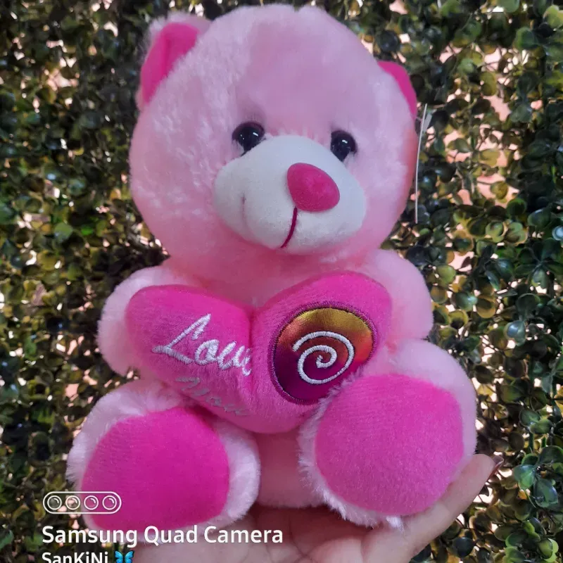 Osito de peluche rosado