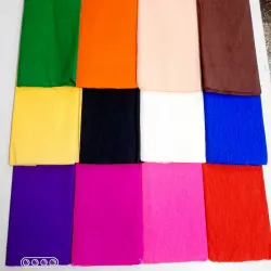 Papel crepe...