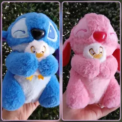 Peluches Stitch y Angela