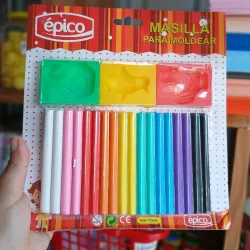 Plastilina + moldes