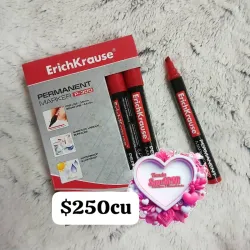 Plumones Permanentes (rojo)