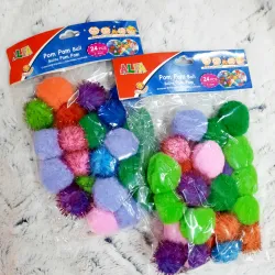 Pompones 4cm