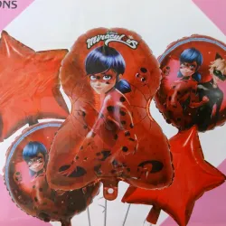 Set 5piezas Lady Bug