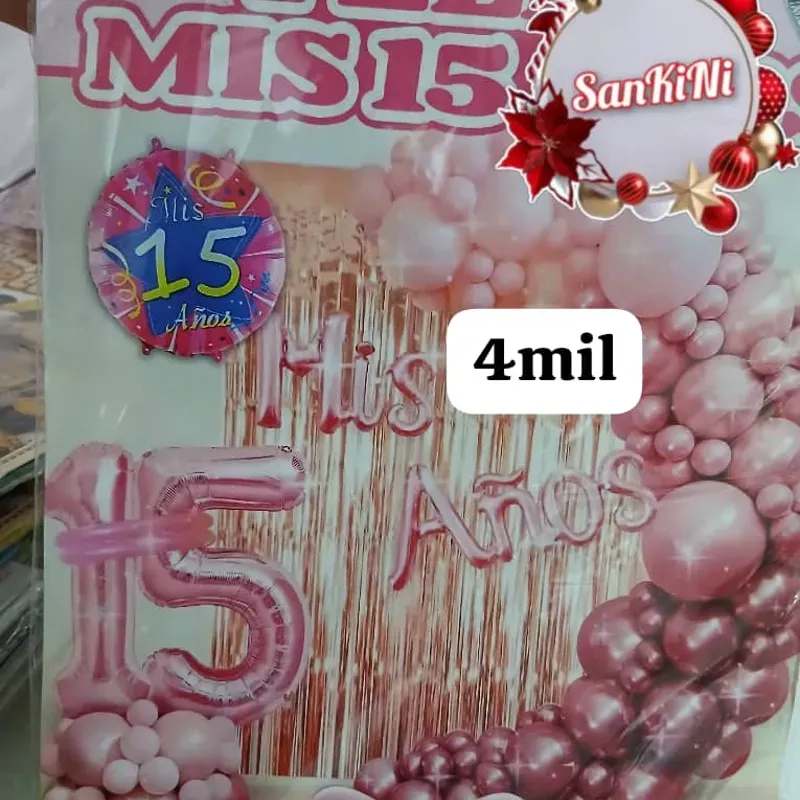 Set decorativos para 15