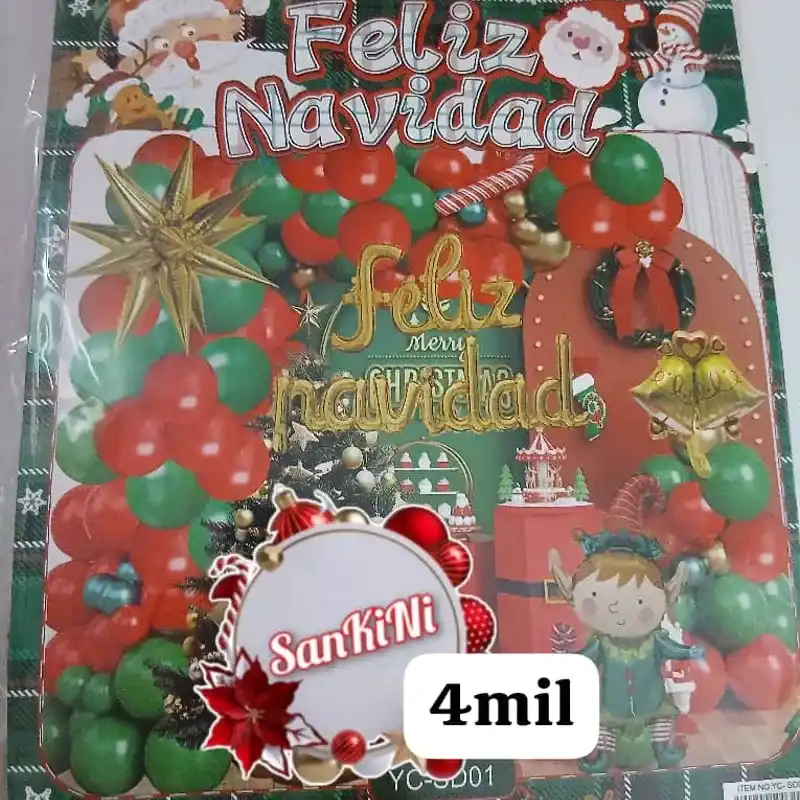 Set decorativos para Navidad 