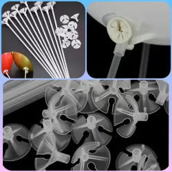 Soportes transparentes para globos 
