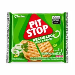 GALLETAS TIPO SODA CON CREMA [PIT STOP] 91 G