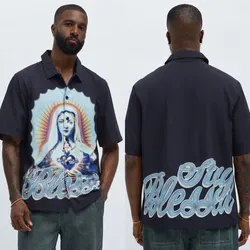 Camisa Blessed estampado de Virgen