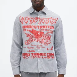 Camisa de mangas largas estampado de Tigre