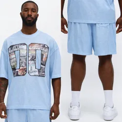 Conjunto estilo deportivo estampado “ 00 LA to MIA “