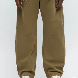 Jeans Baggy oliva claro