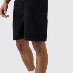 Short de mezclilla negro Plane