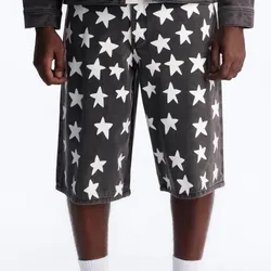 Shorts mezclilla diseño de estrellas
