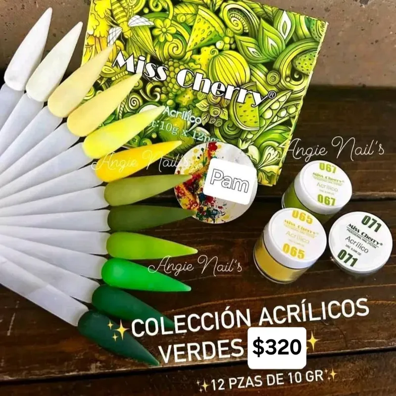 Acrílicos verdes