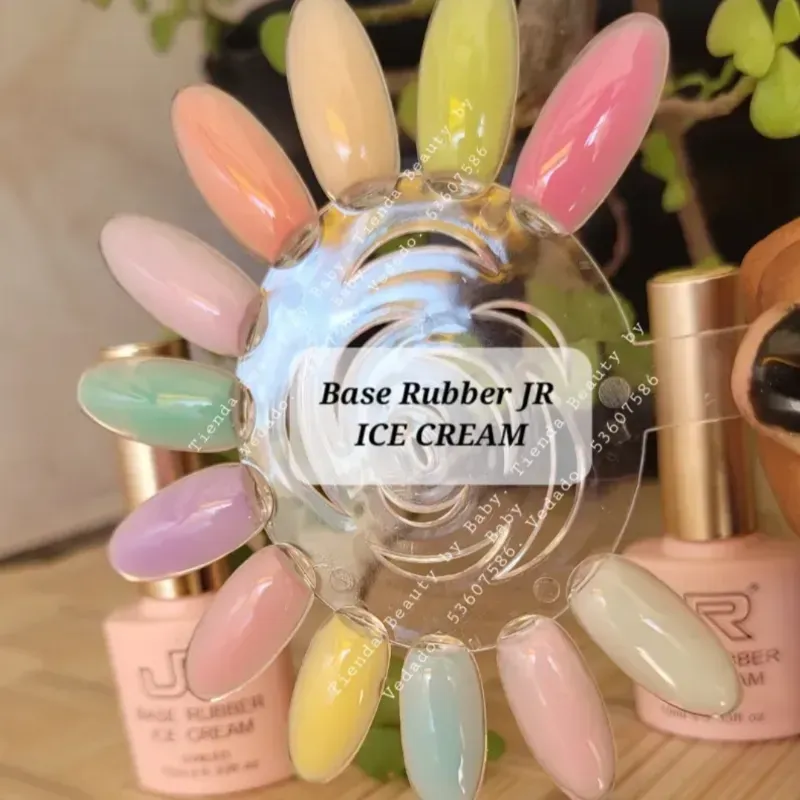 Base rubber JR tonos pasteles