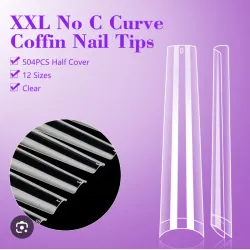 Bolsa de 504 tips coffin extralarga