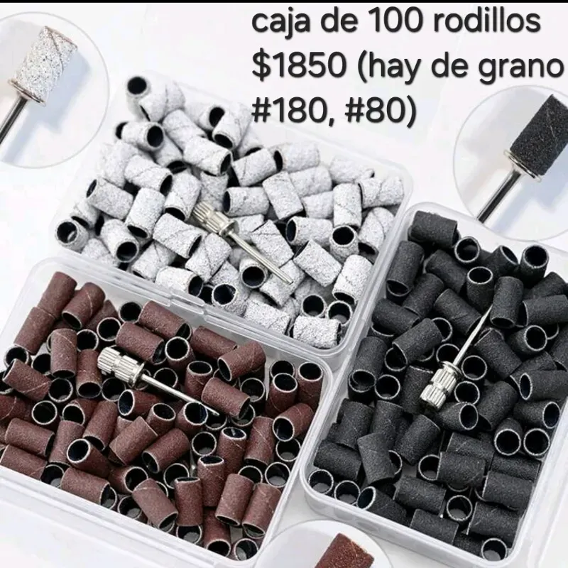 Caja de 100 rodillos con su fresa mandril