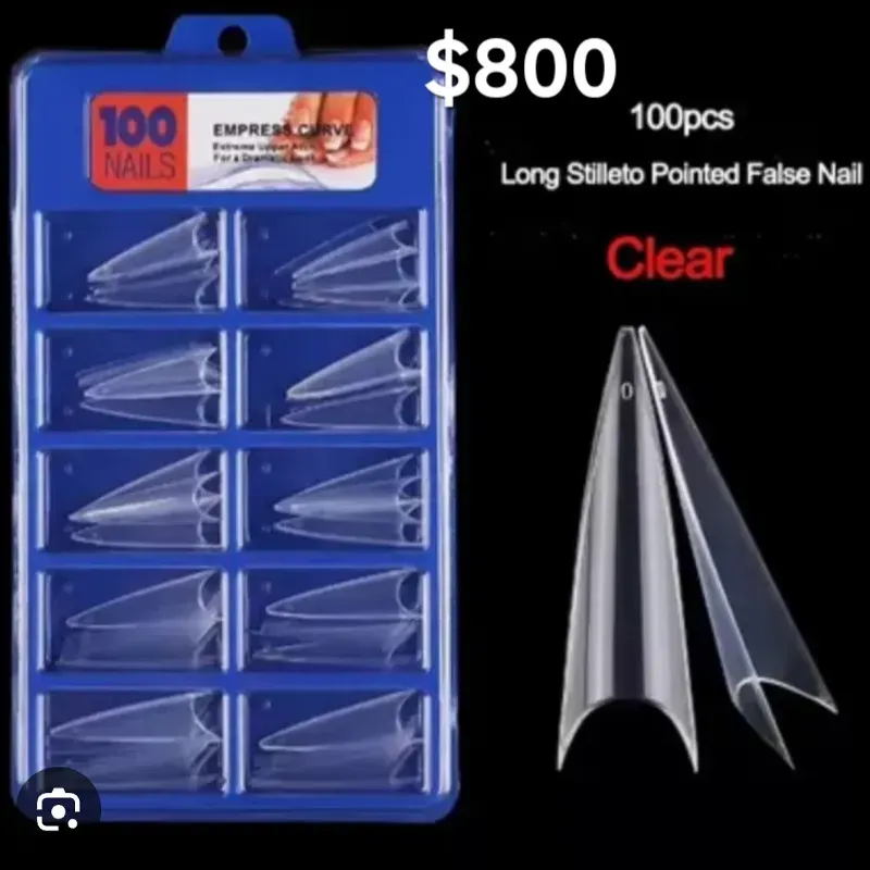 Caja de 100 tips stiletto
