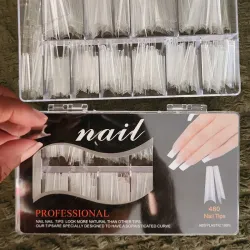 Caja de 480 tips coffin curvatura C 