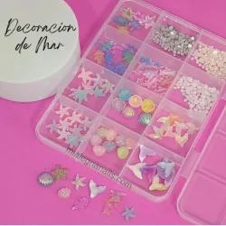 Caja de decoración de mar