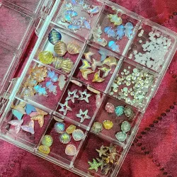Caja de decoración de mar