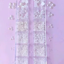 Caja de medias perlas