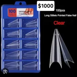 Caja de tips stiletto xxl