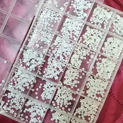 Caja grande de flores de recina 
