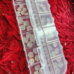 Cajas de rosas transparentes