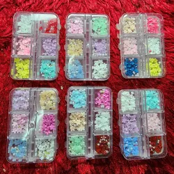 Cajitas de flores de recina