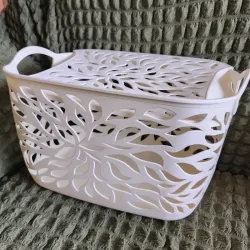 Cesta organizadora con tapa