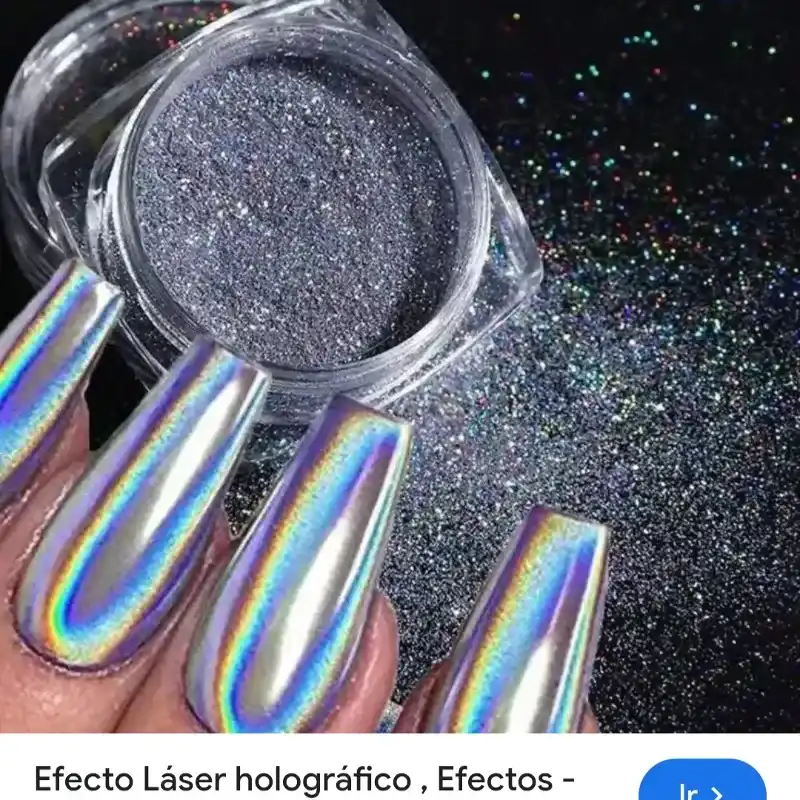 Efecto láser holográfico
