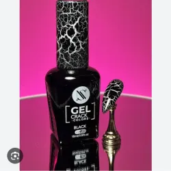Esmalte crack negro Studio Nails