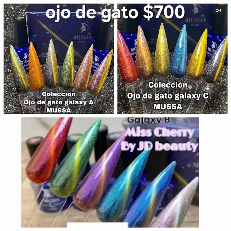 Esmaltes ojo de gato