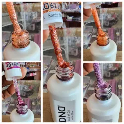 Esmaltes escarchados DND