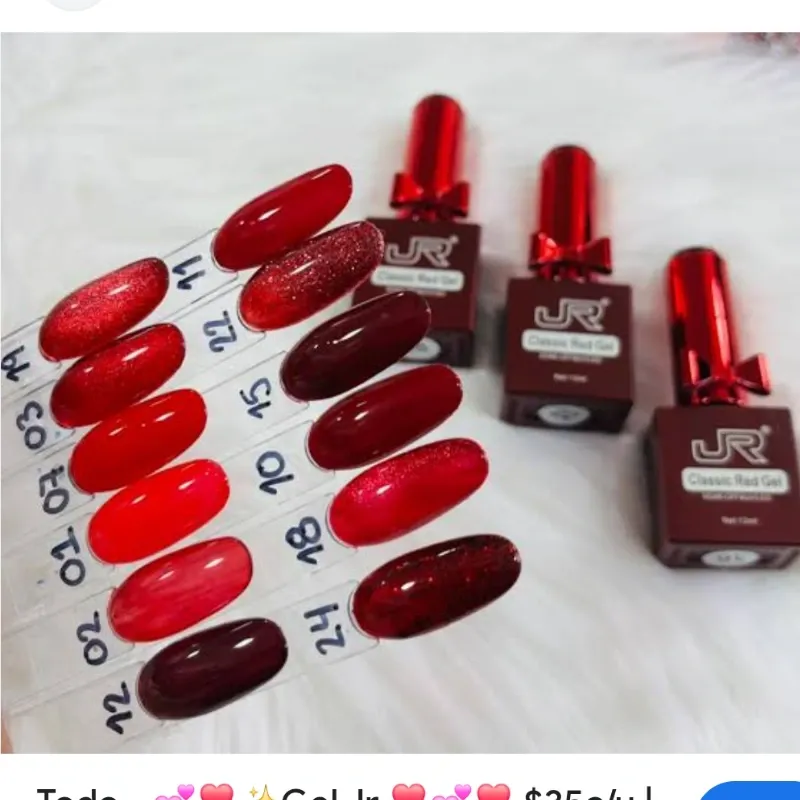 Esmaltes rojos JR