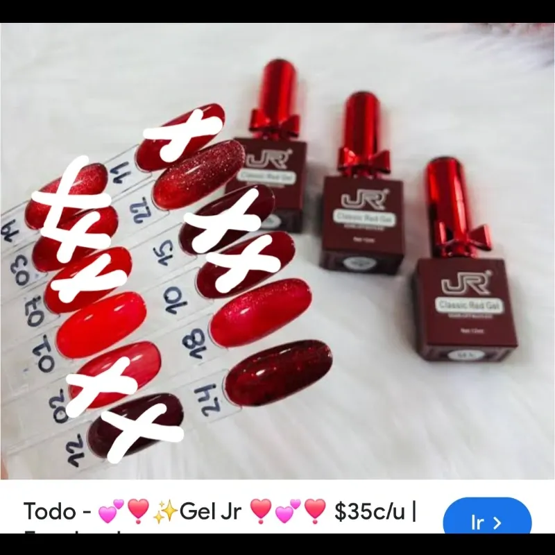 Esmaltes rojos JR
