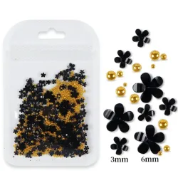 Flores de recina negras 