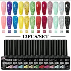 Gama de esmaltes escarchados