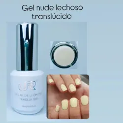 Gel nude lechoso traslúcido 