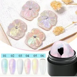 Gel sólido con efecto aurora