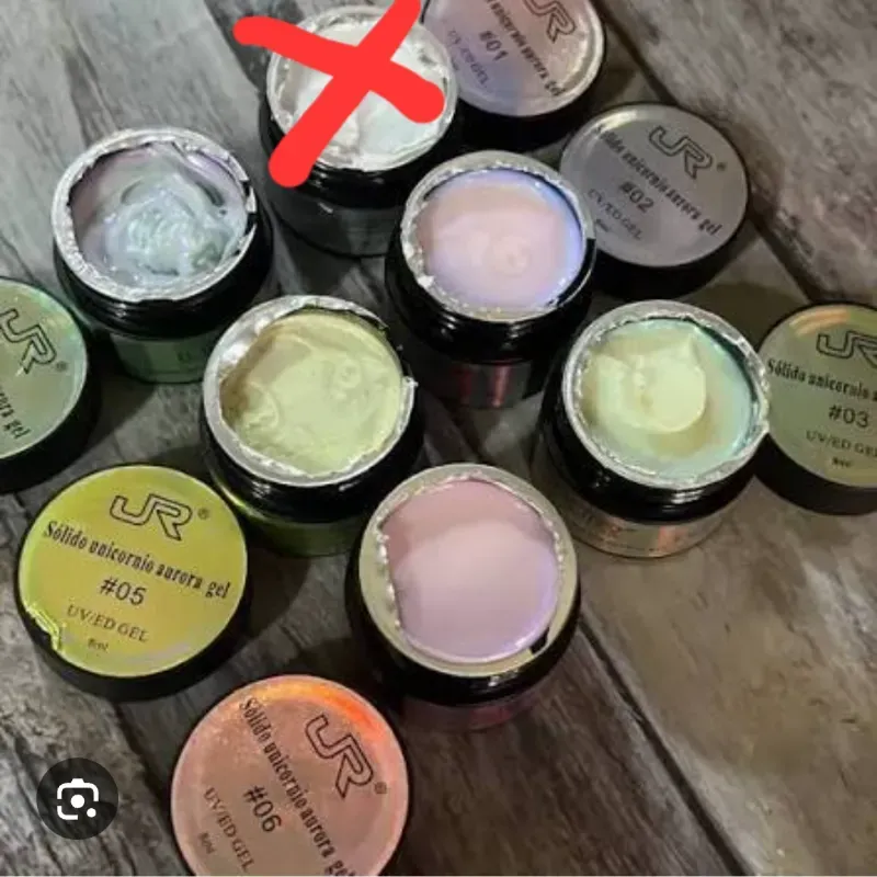 Gel unicornio aurora sólido JR