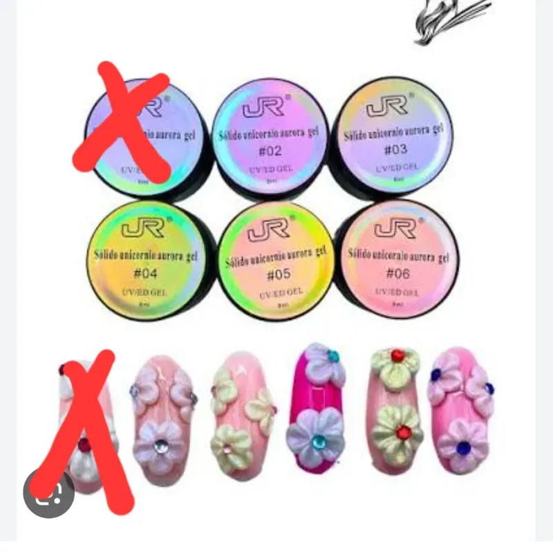 Gel unicornio aurora sólido JR